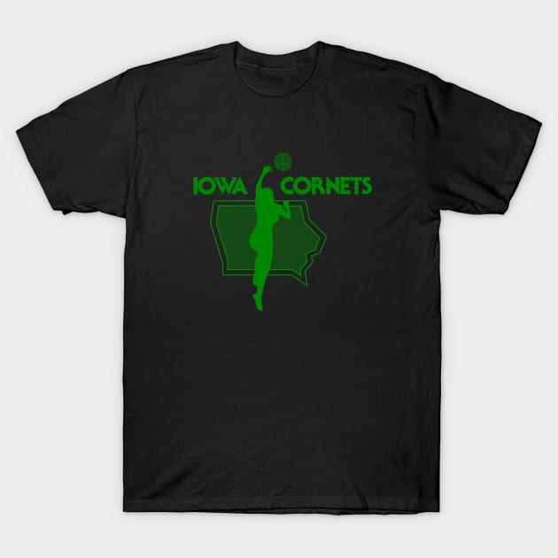 Defunct Iowa Cornets WBA 1978 T-Shirt by LocalZonly